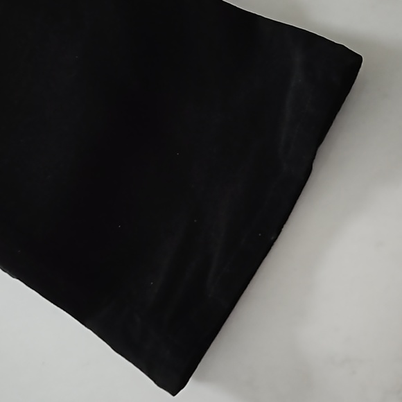 NWT WHITE HOUSE/BLACK MARKET Black Velvet Studded Boot Leg Pants Size 8R - Picture 3 of 16